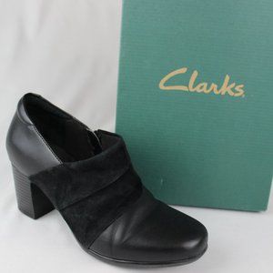 Clarks Bendables Promise Josie Black Booties